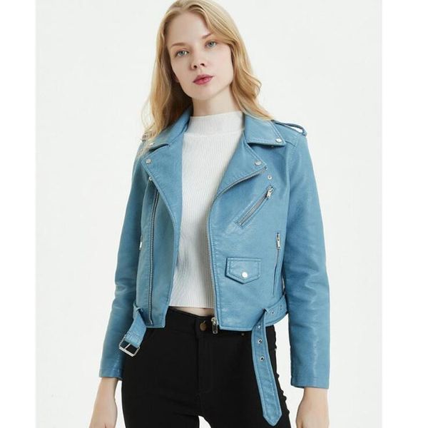 women's leather & faux autumn winter pu jackets coats punk motorcycle biker slim jacket basic coat ladies outwear clothes female, Black
women's leather & faux autumn winter pu jackets coats punk motorcycle biker slim jacket basic coat ladies outwear clothes female, Black