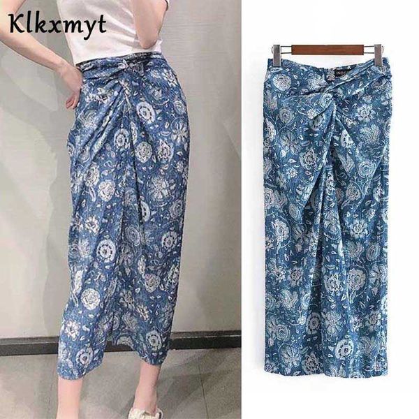 klkxmyt za women fashion flower printed knotted high split casual slim a line skirt faldas mujer ladies back zipper skirts 210527, Black
klkxmyt za women fashion flower printed knotted high split casual slim a line skirt faldas mujer ladies back zipper skirts 210527, Black