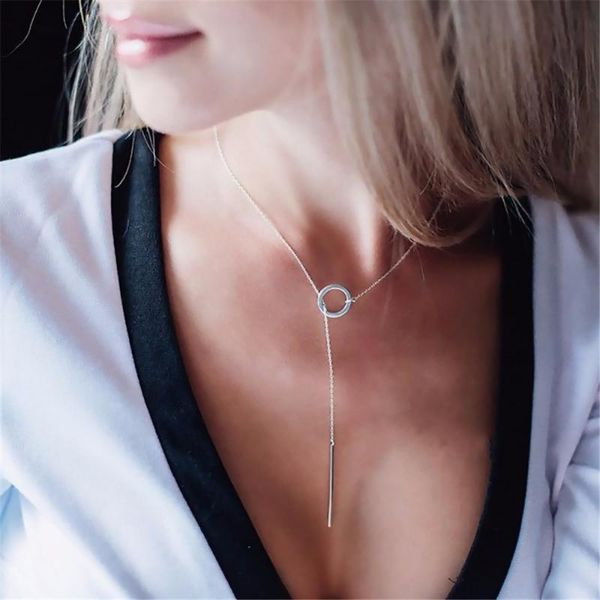 pendant necklaces visunion 316l stainless steel necklace square bar hollow circle gold color chain charm wedding jewelry, Silver
pendant necklaces visunion 316l stainless steel necklace square bar hollow circle gold color chain charm wedding jewelry, Silver