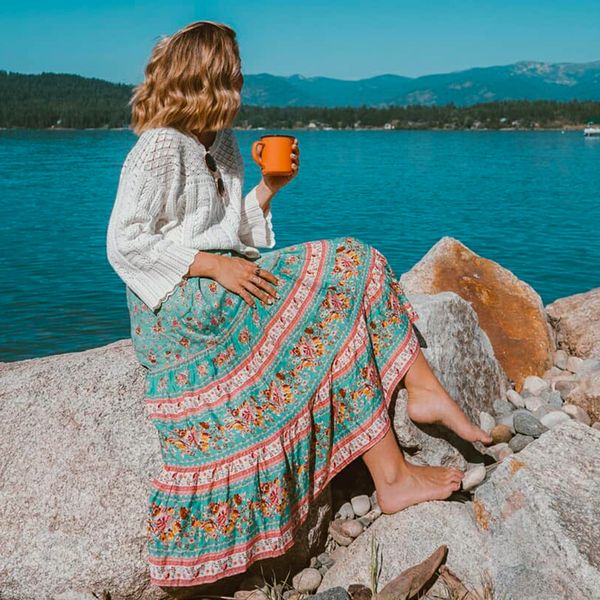 2021 new retro chic hippie women floral printed high elastic waist beach bohemian skirts midi ladies a-line boho skirt saia ern7, Black
2021 new retro chic hippie women floral printed high elastic waist beach bohemian skirts midi ladies a-line boho skirt saia ern7, Black