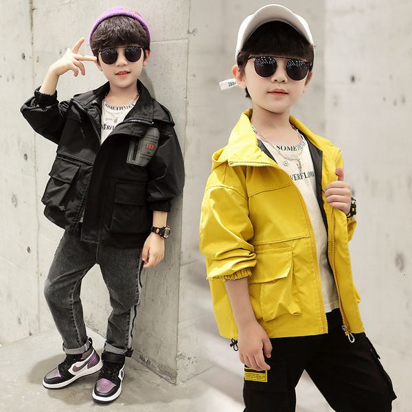 2021 children yellow black with hood-jacket new casual spring jacket children's fall clothes for boys 4-13t qe8w, Blue;gray
2021 children yellow black with hood-jacket new casual spring jacket children's fall clothes for boys 4-13t qe8w, Blue;gray