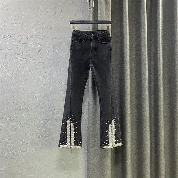 women's jeans fall trouser for womens 2021 elastic skinny slimming denim jean heavy industry beads diamond bootcut pants woman, Blue
women's jeans fall trouser for womens 2021 elastic skinny slimming denim jean heavy industry beads diamond bootcut pants woman, Blue