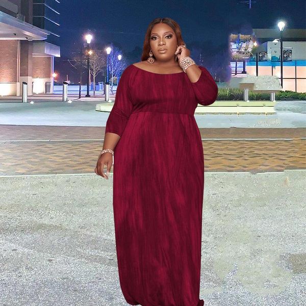 plus size dresses women clothing three quarter maxi dress stretchy ladies high waist elegant long drop wholesale, Black
plus size dresses women clothing three quarter maxi dress stretchy ladies high waist elegant long drop wholesale, Black