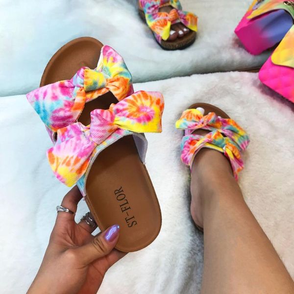 sandals shoes women cork fashion colorful print bow slippers outdoor beach for, Black
sandals shoes women cork fashion colorful print bow slippers outdoor beach for, Black
