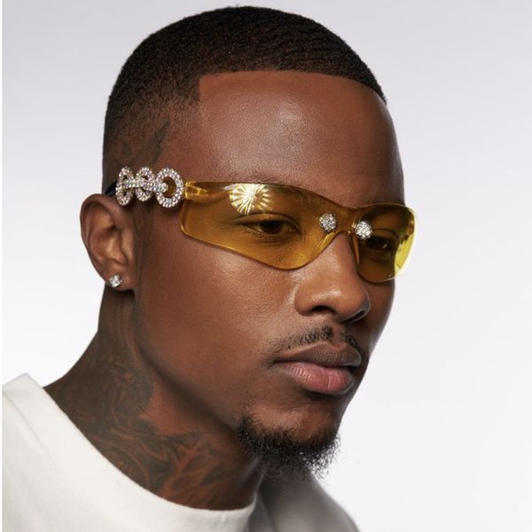 crystral sunglasses women men fashion personlity windshield uv protection blu yellow uv400 mirror personalized fashion glasses, White;black
crystral sunglasses women men fashion personlity windshield uv protection blu yellow uv400 mirror personalized fashion glasses, White;black