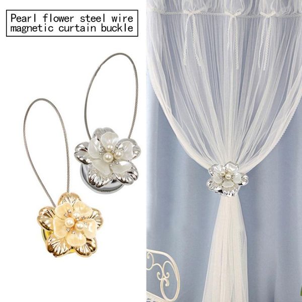 1pc gold silver flower wire curtains tieback magnet curtains buckle magnetic window screening holder strap curtain accessories.
1pc gold silver flower wire curtains tieback magnet curtains buckle magnetic window screening holder strap curtain accessories.