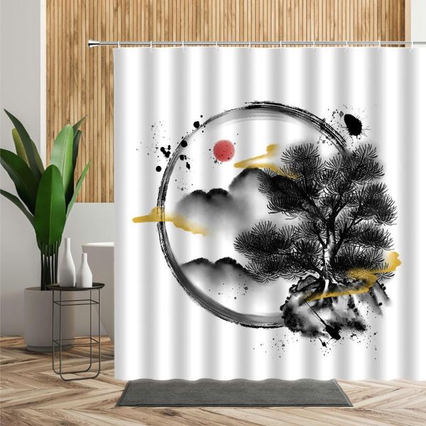 ink painting shower curtain black white pine tree mountain bathroom decor chinese scenery fabric bath curtains set douchegordijn
ink painting shower curtain black white pine tree mountain bathroom decor chinese scenery fabric bath curtains set douchegordijn