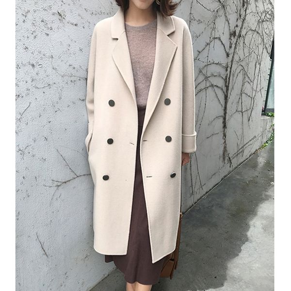 women's jackets wool coat women double-side female jacket autumn winter coats mid-length outerwear u785, Black;brown
women's jackets wool coat women double-side female jacket autumn winter coats mid-length outerwear u785, Black;brown