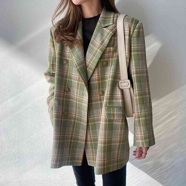 women's suits & blazers jackets for women green plaid double breasted blazer suit office ladies pockets female coat spring bodn, White;black
women's suits & blazers jackets for women green plaid double breasted blazer suit office ladies pockets female coat spring bodn, White;black