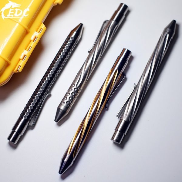 edc titanium alloy automatic ballpoint write mechanical signing tactical pen self-defensive pens outdoor multi broken window tools atp69
edc titanium alloy automatic ballpoint write mechanical signing tactical pen self-defensive pens outdoor multi broken window tools atp69