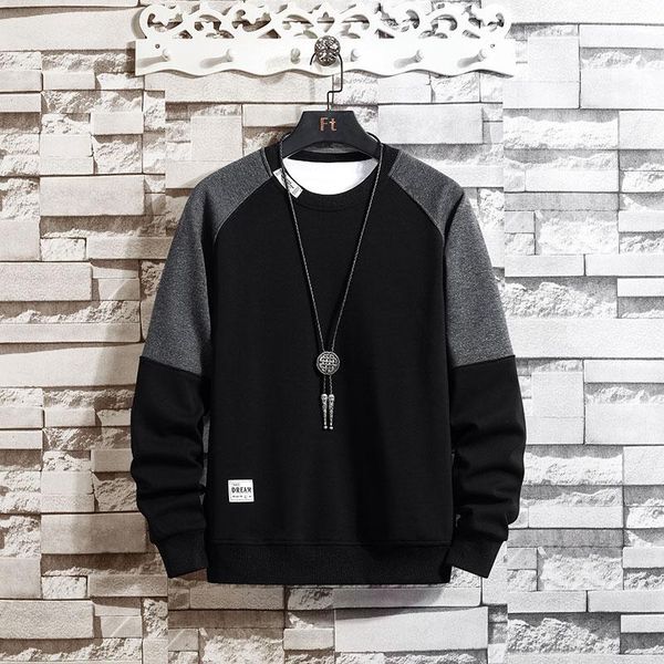men's hoodies & sweatshirts mens casual harajuku patchwork 2021 fashion male o-neck sweatshirt hip hop streetwear clothes 5xl, Black
men's hoodies & sweatshirts mens casual harajuku patchwork 2021 fashion male o-neck sweatshirt hip hop streetwear clothes 5xl, Black