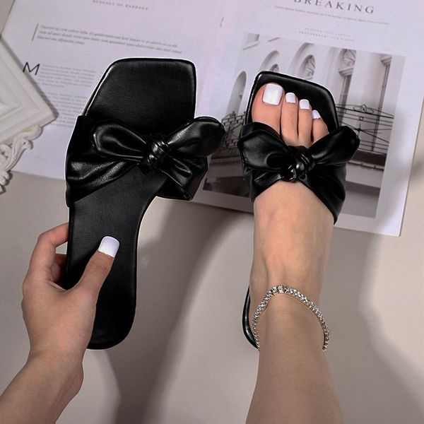slippers women's slip on 2021 woman shoes plus size summer butterfly-knot female flats sandalies beach outdoor ladies square toe, Black
slippers women's slip on 2021 woman shoes plus size summer butterfly-knot female flats sandalies beach outdoor ladies square toe, Black
