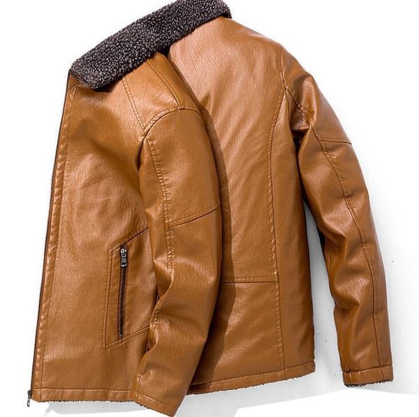 fashion men's autumn winter lapels plus velvet thick leather jacket new slim clothes jacket coat outerwear jackets, Black;brown
fashion men's autumn winter lapels plus velvet thick leather jacket new slim clothes jacket coat outerwear jackets, Black;brown