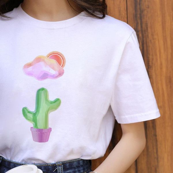 harajuku cactus small fresh t shirt women t-shirt korean style tshirt kawaii cartoon tee, White
harajuku cactus small fresh t shirt women t-shirt korean style tshirt kawaii cartoon tee, White