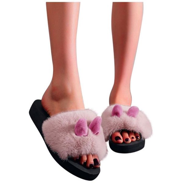 slippers womens fashion indoor ear women slip-on open toe flat warm winter slipper home bedroom non-slip shoes, Black
slippers womens fashion indoor ear women slip-on open toe flat warm winter slipper home bedroom non-slip shoes, Black