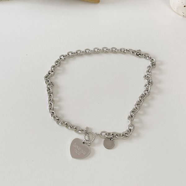 xianlan098 web celebrity short chain necklace female titanium steel letters clavicle love cold wind ins disco dancing hip-hop acce, Silver
xianlan098 web celebrity short chain necklace female titanium steel letters clavicle love cold wind ins disco dancing hip-hop acce, Silver