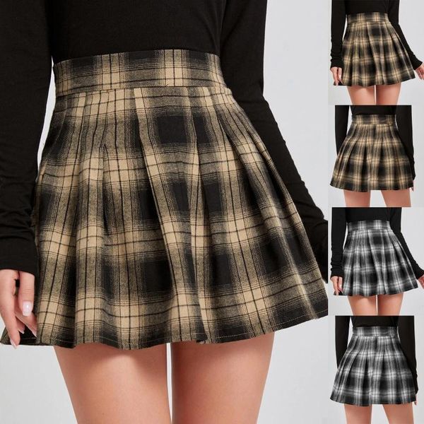 skirts woman fashion high waist skirt retro punk plaid print zipper short mini mujer faldas, Black
skirts woman fashion high waist skirt retro punk plaid print zipper short mini mujer faldas, Black