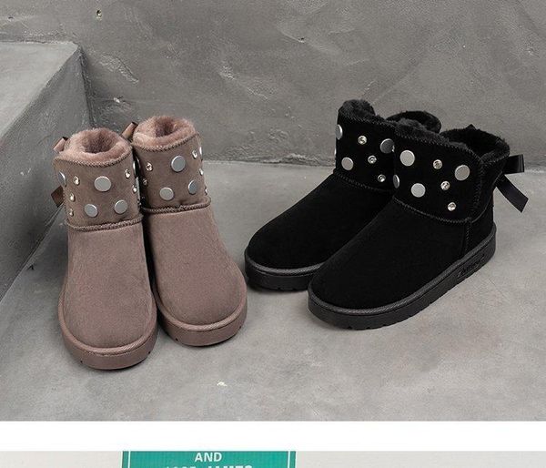 boots europe and the united states winter 2021 flat bottomed round head, Black
boots europe and the united states winter 2021 flat bottomed round head, Black