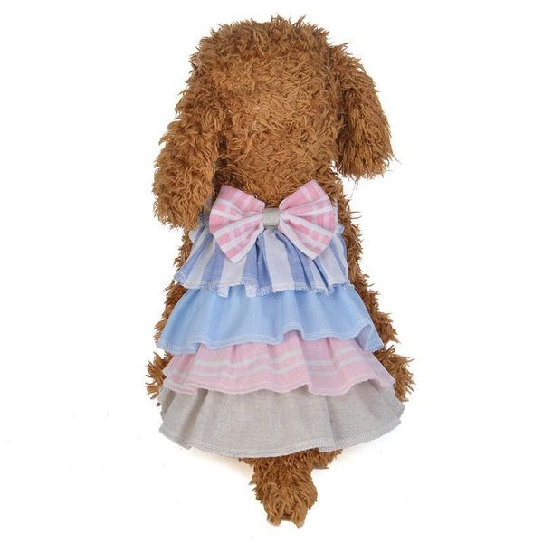 dog apparel bowknot striped fresh layer cake skirt bear dress spring summer wear pet clothes
dog apparel bowknot striped fresh layer cake skirt bear dress spring summer wear pet clothes