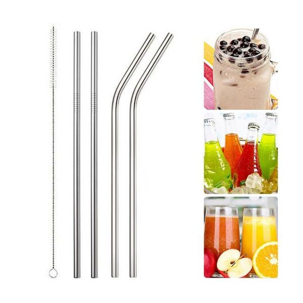 drinking straws 1/2/4/10pcs stainless steel with cleaner brush reusable metal straw home party gadgets barware bar accessories
drinking straws 1/2/4/10pcs stainless steel with cleaner brush reusable metal straw home party gadgets barware bar accessories