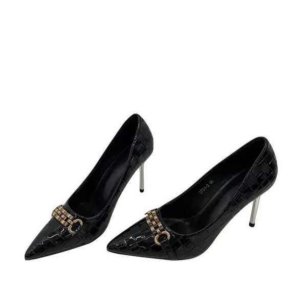 dress shoes white ladies pumps office 365 gold metal high heels classic party for women pointed toe stiletto chaussure femme, Black
dress shoes white ladies pumps office 365 gold metal high heels classic party for women pointed toe stiletto chaussure femme, Black