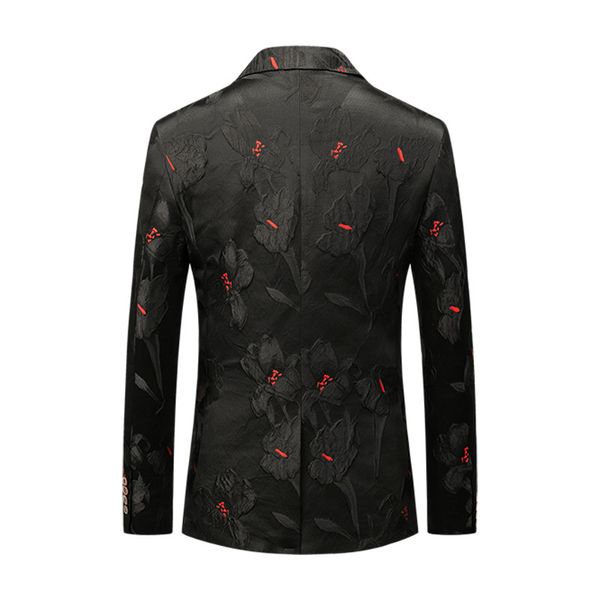 m-6xl black red jacquard blazer men fashion slim fit casual coat wedding prom blazer single button stylish suit jacket plus size
m-6xl black red jacquard blazer men fashion slim fit casual coat wedding prom blazer single button stylish suit jacket plus size