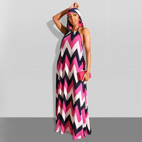 women's swimwear women big swing loose beach dress backless strap halter sleeveless female printing boho maxi long evening party, White;black
women's swimwear women big swing loose beach dress backless strap halter sleeveless female printing boho maxi long evening party, White;black