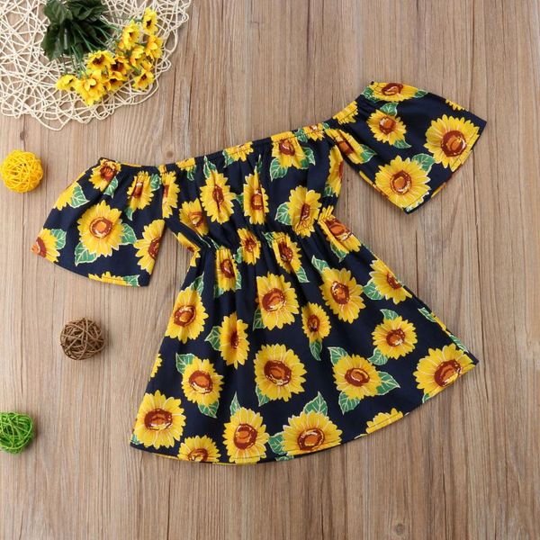 girl's dresses toddler kids baby girl summer clothes sunflower off shoulder dress casual a-line, Red;yellow
girl's dresses toddler kids baby girl summer clothes sunflower off shoulder dress casual a-line, Red;yellow