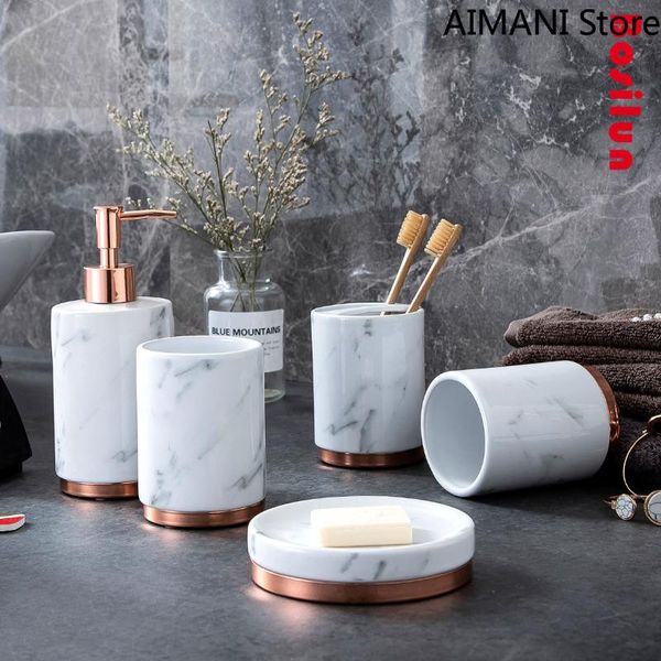 bath accessory set ceramic bathroom five nordic style light luxury marble pattern toothbrush mouth cup wash decoration
bath accessory set ceramic bathroom five nordic style light luxury marble pattern toothbrush mouth cup wash decoration