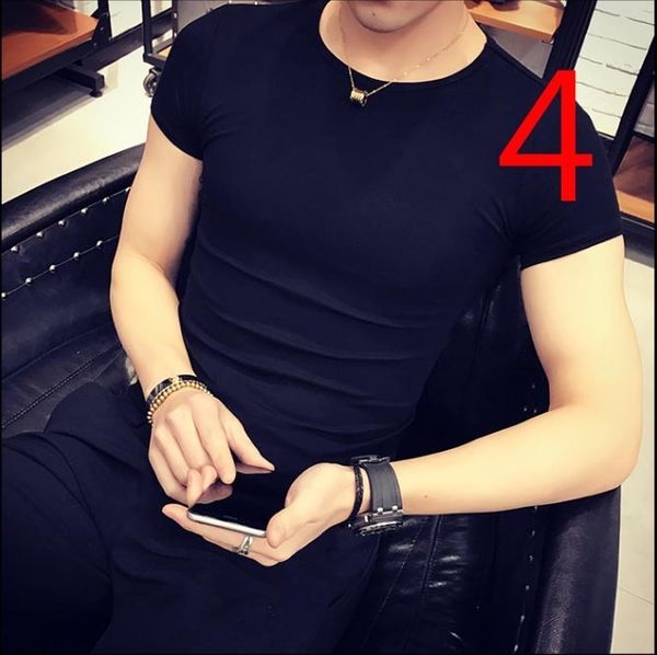 t-shirt 2021 tide brand summer new ins trend slim casual large size compassionate korean version of the men's shirt 4vo2, White;black
t-shirt 2021 tide brand summer new ins trend slim casual large size compassionate korean version of the men's shirt 4vo2, White;black