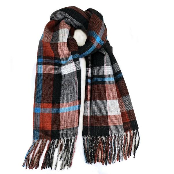scarves women designer custom scarf long, Blue;gray