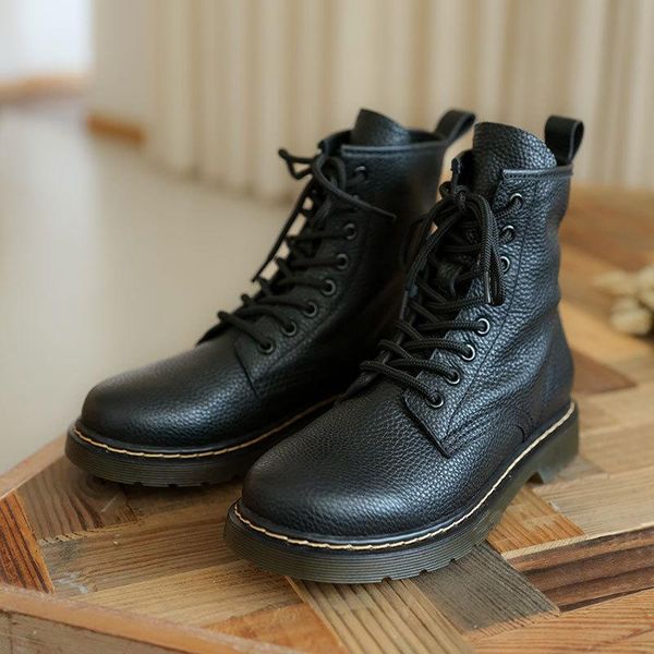 boots women's 2021 autumn winter short instagram british vintage jk soft leather genuine shoes, Black
boots women's 2021 autumn winter short instagram british vintage jk soft leather genuine shoes, Black