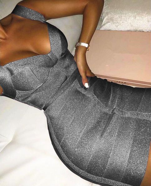 casual dresses ladies v neck backless purple shining women bandage dress 2021 designer fashion sparkly party vestido, Black;gray
casual dresses ladies v neck backless purple shining women bandage dress 2021 designer fashion sparkly party vestido, Black;gray