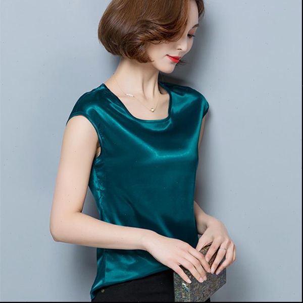 2021 women casual ol silk blouse summer loose basic satin shirt work wear blusas feminina shirts plus size 5xl fashion, White
2021 women casual ol silk blouse summer loose basic satin shirt work wear blusas feminina shirts plus size 5xl fashion, White