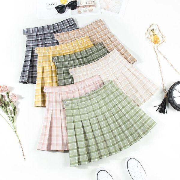 skirts pleated women empire cute plaid skirt kawaii sweet girls korean japanese streetwear preppy dance mini summer 2021, Black
skirts pleated women empire cute plaid skirt kawaii sweet girls korean japanese streetwear preppy dance mini summer 2021, Black