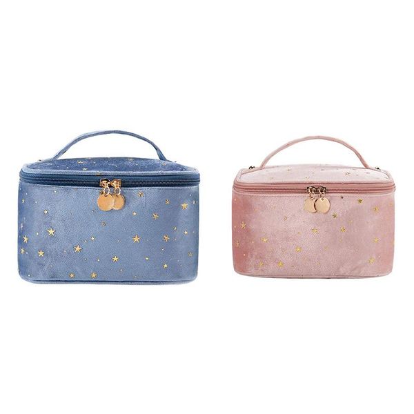 women's velvet cosmetic bag with cosmetic brush holder travel bag with zipper starry sky
women's velvet cosmetic bag with cosmetic brush holder travel bag with zipper starry sky