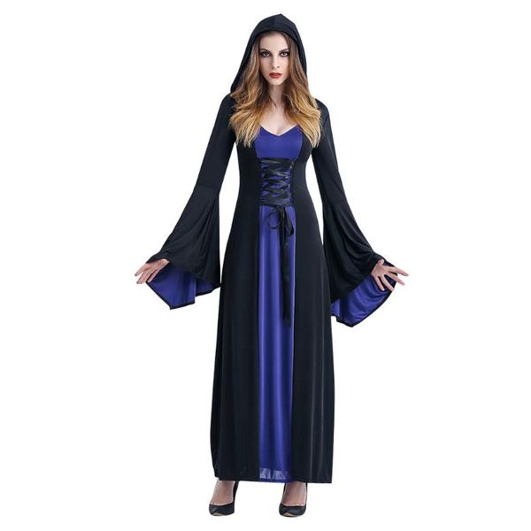 casual dresses chamsgend woman dress polyester long fashion women halloween cosplay vintage style witch gothic middle ages, Black;gray
casual dresses chamsgend woman dress polyester long fashion women halloween cosplay vintage style witch gothic middle ages, Black;gray