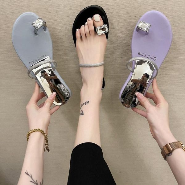 slippers summer fashion women sandals flip flopsflat for 2021 design rhinestone decoration beach shoes dress, Black
slippers summer fashion women sandals flip flopsflat for 2021 design rhinestone decoration beach shoes dress, Black