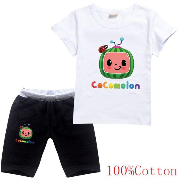 summer grils cocomelon t shirt shorts 2pcs set kids cartoon tv series family jj clothes toddler boys sportsuits, White
summer grils cocomelon t shirt shorts 2pcs set kids cartoon tv series family jj clothes toddler boys sportsuits, White