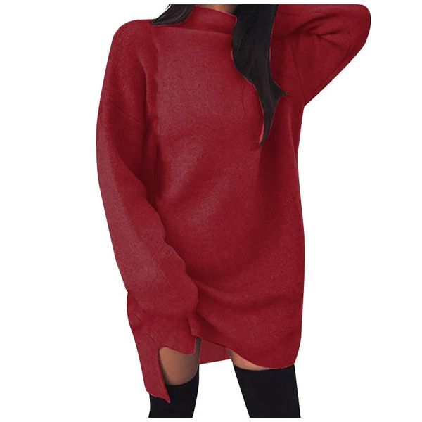 casual dresses women knitted sweater dress turtleneck long sleeve mini evening party oversized pullover, Black;gray
casual dresses women knitted sweater dress turtleneck long sleeve mini evening party oversized pullover, Black;gray