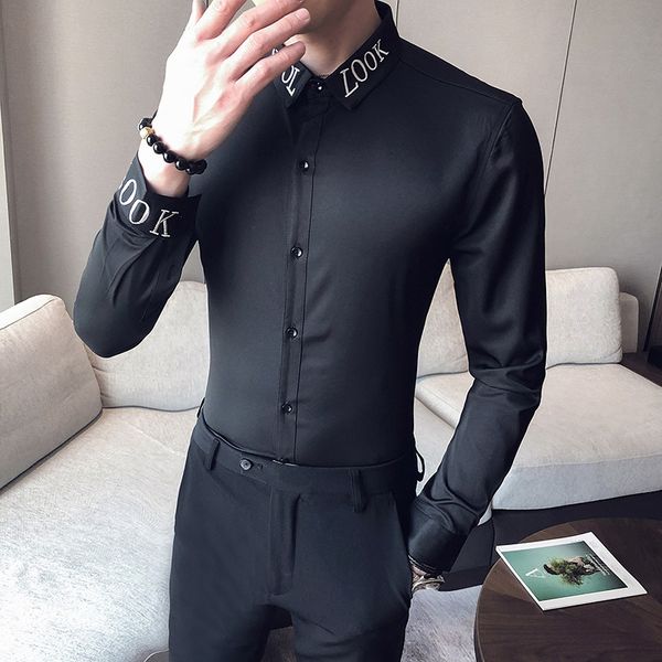 british style gentlemen's dressed in fashion 2021 sleeve long casual male shirt thin business work shirts plus size 5xl-s 0zz1, White;black
british style gentlemen's dressed in fashion 2021 sleeve long casual male shirt thin business work shirts plus size 5xl-s 0zz1, White;black