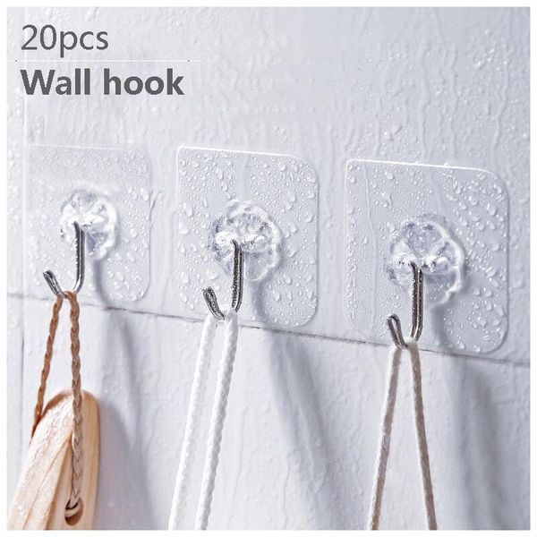 20pcs transparent strong self adhesive door wall hangers hooks suction heavy load rack cup sucker for kitchen bathroom
20pcs transparent strong self adhesive door wall hangers hooks suction heavy load rack cup sucker for kitchen bathroom