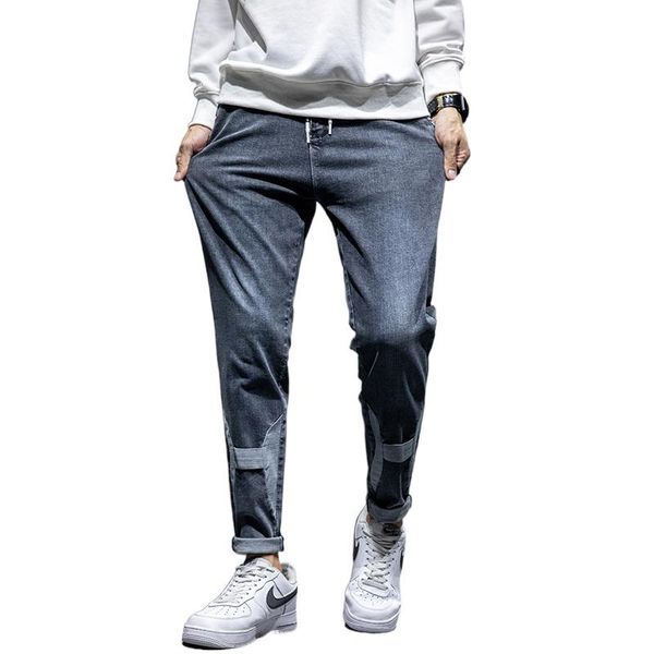 jeans for men blue gray loose fit patched elastic waist leisure good quality men's clothes trousers denim pants cowboys,928
jeans for men blue gray loose fit patched elastic waist leisure good quality men's clothes trousers denim pants cowboys,928