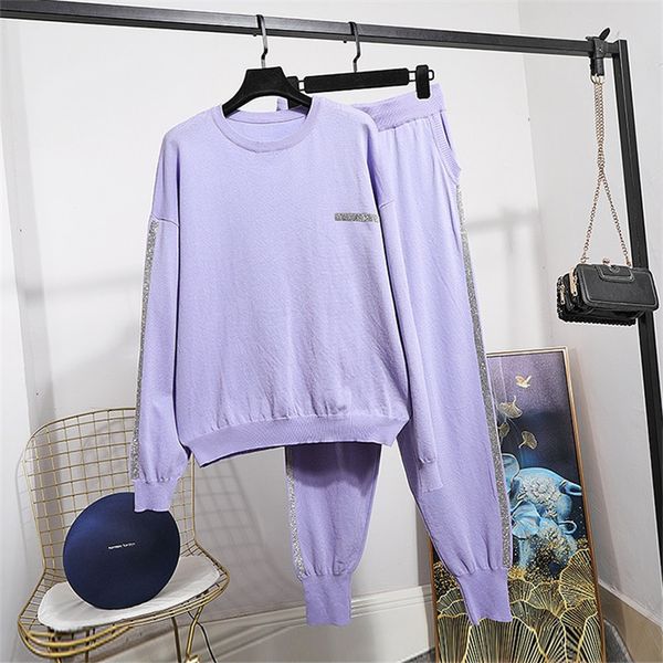 fashion thin knitted tracksuit women sleeve sweater + long pencil pants two piece set female loose sports knitting outfits kg8s, Blue
fashion thin knitted tracksuit women sleeve sweater + long pencil pants two piece set female loose sports knitting outfits kg8s, Blue