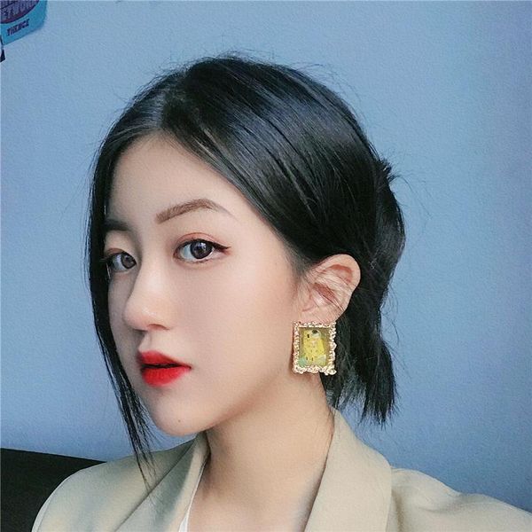 stud classic gustav klimt the kiss teardrop earrings golden tears painting alloy antique fashion for women special 2021, Golden;silver
stud classic gustav klimt the kiss teardrop earrings golden tears painting alloy antique fashion for women special 2021, Golden;silver