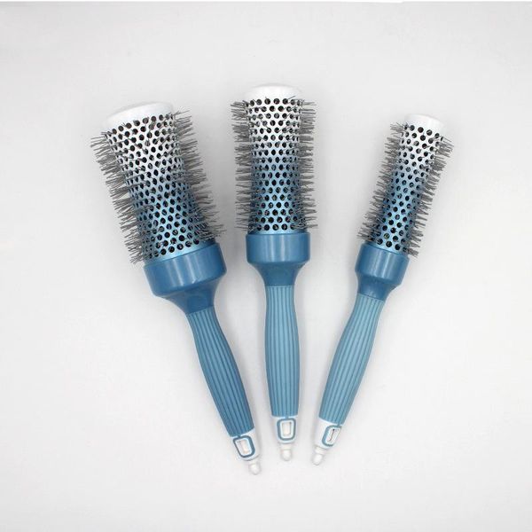 hair brushes professional anti-static comb high temperature aluminum iron round 3 size tools brush, Silver
hair brushes professional anti-static comb high temperature aluminum iron round 3 size tools brush, Silver