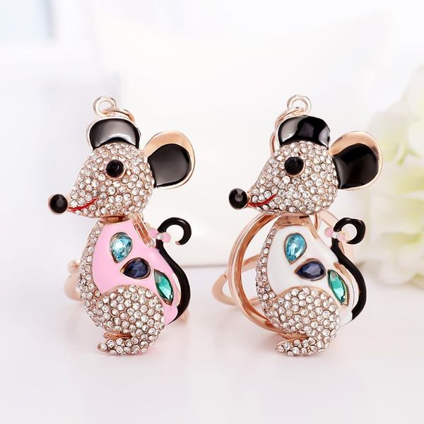 keychains easya cute enamel mouse keychain key holder lovely crystal animal keyring women bag charm accessories jewelry, Silver
keychains easya cute enamel mouse keychain key holder lovely crystal animal keyring women bag charm accessories jewelry, Silver