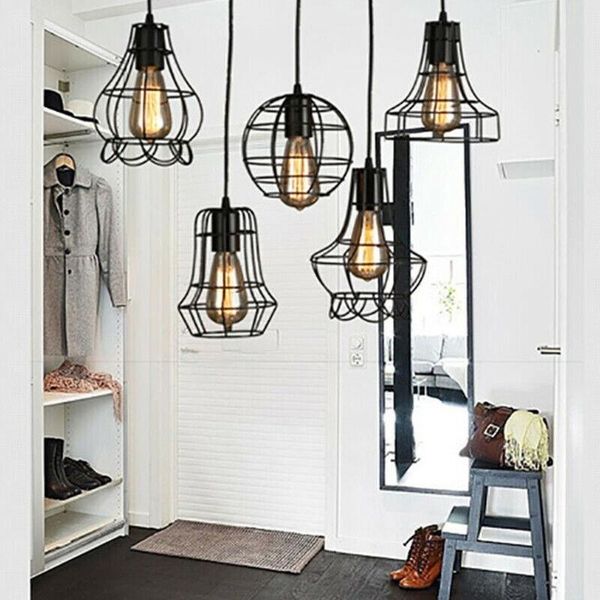 lamp covers & shades vintage industrial iron pendant hang shade light bulb cage lighting decor
lamp covers & shades vintage industrial iron pendant hang shade light bulb cage lighting decor