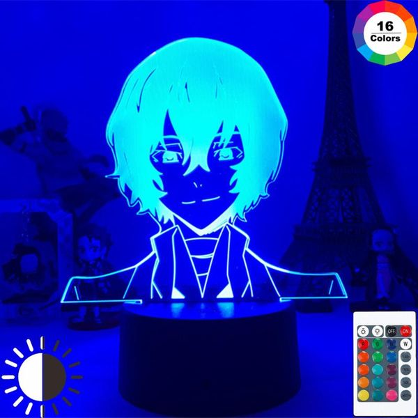 night lights bungo stray dogs led lamp dazai 3d light anime lampara de noche dormitorio decoration xmas bedroom decor
night lights bungo stray dogs led lamp dazai 3d light anime lampara de noche dormitorio decoration xmas bedroom decor