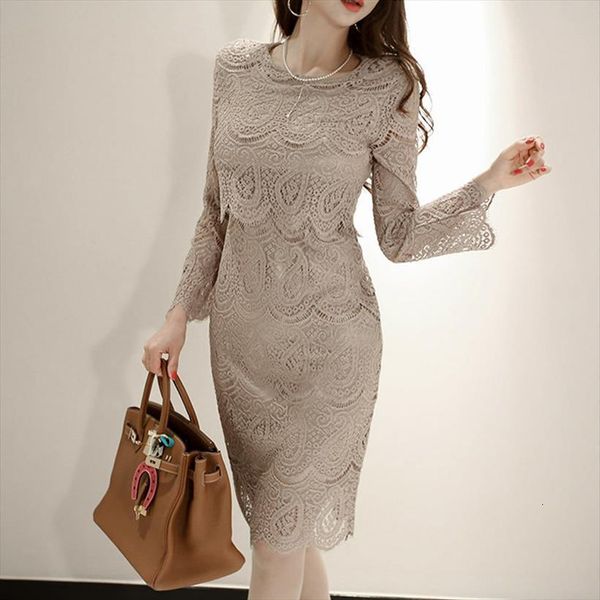 arrival fashion spring midi womens dress party ol temperament elegant o neck flared sleeve slim lace perspective a line, Black;gray
arrival fashion spring midi womens dress party ol temperament elegant o neck flared sleeve slim lace perspective a line, Black;gray